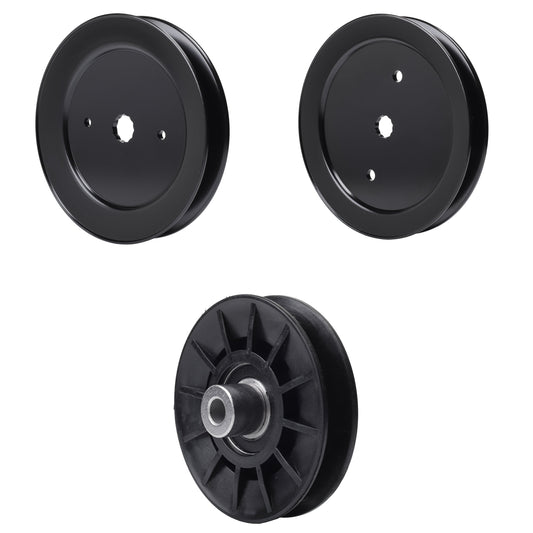 test -  UDC Parts Mower Kit / Pulley 129861 + Pulley 195945 + Pulley 532194326 / Fits Jonsered LT2218A