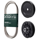  UDC Parts Mower Kit / Belt 140218 + Pulley 129861 + Pulley 532194326 / Fits Jonsered LT2218A LT2218A2