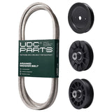 Products -  UDC Parts Mower Kit / Belt 138255 + Pulley 129861 + Pulley 532194326 + Pulley 532194327 / Fits Husqvarna LT126