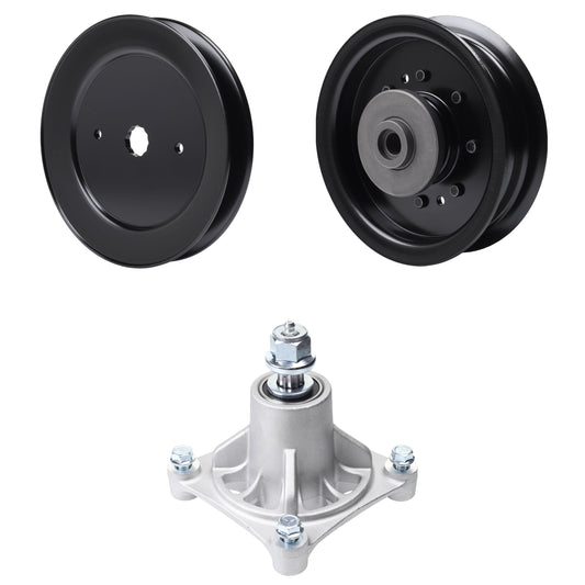Products -  UDC Parts Mower Kit / Pulley 129861 + Pulley 532196104 + Spindle 532174356 / Fits Husqvarna LSZ4622 LSZ5422 LSZ5424 RZ4619 RZ4620 RZ5422 RZ5424