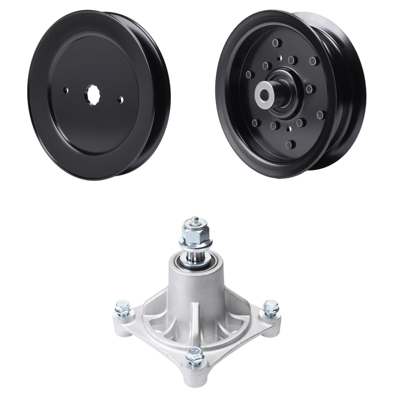 Products -  UDC Parts Mower Kit / Pulley 129861 + Pulley 532196106 + Spindle 532174356 / Fits Husqvarna LSZ4622 LSZ5422 LSZ5424 RZ4219 RZ4619 RZ4620 RZ5422 RZ5424