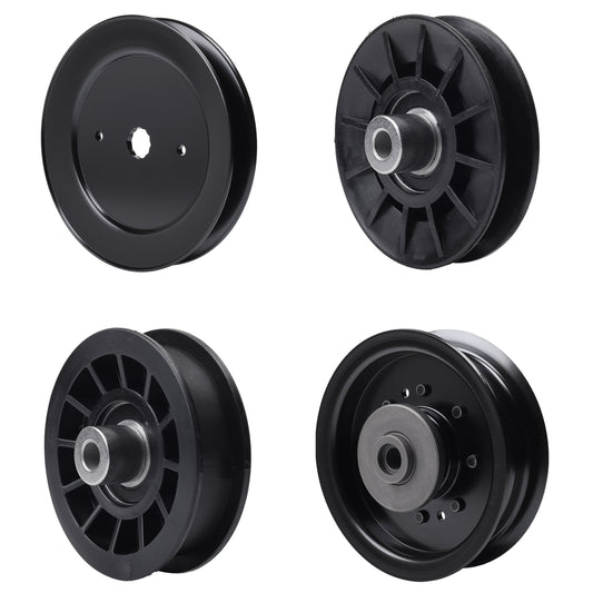 test -  UDC Parts Mower Kit / Pulley 532129861 + Pulley 532194326 + Pulley 532194327 + Pulley 532196104 / Fits Husqvarna GT48XLS GT48XLSI GT52XLS GT52XLSI GTH24V52LS GTH26V48LS GTH26V52LS GTH2752TF GTH27V48LS