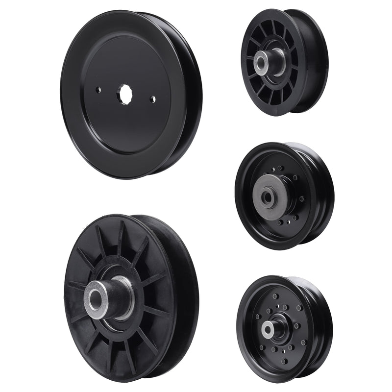  UDC Parts Mower Kit / Pulley 532129861 + Pulley 532194326 + Pulley 532194327 + Pulley 532196104 + Pulley 532196106 / Fits Husqvarna YT42DXL YT42DXLS YTH2642TDF