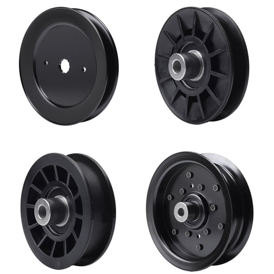 test -  UDC Parts Mower Kit / Pulley 129861 + Pulley 532194326 + Pulley 532196106 + Pulley 532194327 / Fits Statesman SOGT26H54