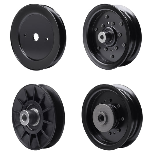 test -  UDC Parts Mower Kit / Pulley 532129861 + Pulley 532194326 + Pulley 532196104 + Pulley 532196106 / Fits Husqvarna YT42DXL YT42DXLS YTH2642TDF