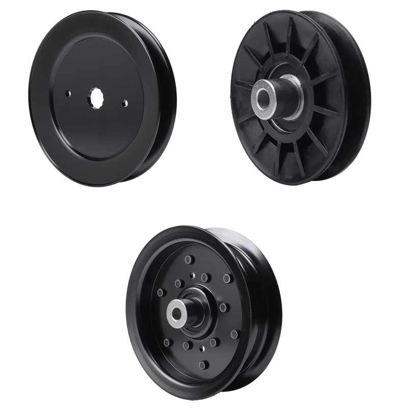 test -  UDC Parts Mower Kit / Pulley 129861 + Pulley 532194326 + Pulley 532196106 / Fits Statesman SOGT26H54