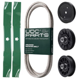 Products -  UDC Parts Mower Kit / Belt 140218 + Pulley 195945 + Pulley 532194326 + Pulley 532194327 + 2 Pack Blades 134149 / Fits Poulan C20H42YT