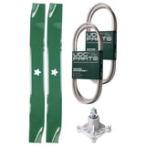 Products -  UDC Parts Mower Kit / Belt 140294 + Belt 174883 + Spindle 532174356 + 2 Pack Blades 134149 / Fits Husqvarna LTH1542