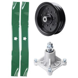 Products -  UDC Parts Mower Kit / Pulley 532196106 + Spindle 532174356 + 2 Pack Blades 134149 / Fits Husqvarna RZ4219 RZ4619 RZ4620 RZ5422 RZ5424 Z142