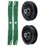 test -  UDC Parts Mower Kit / Pulley 532194326 + Pulley 532194327 + 2 Pack Blades 134149 / Fits Poulan Pro PB145G42 PB15542LT PB175A42LT PB175A46 PB175G42 PB185A42 PB195A46LT PB195H42LT PB195H42LTX PB19H42YT
