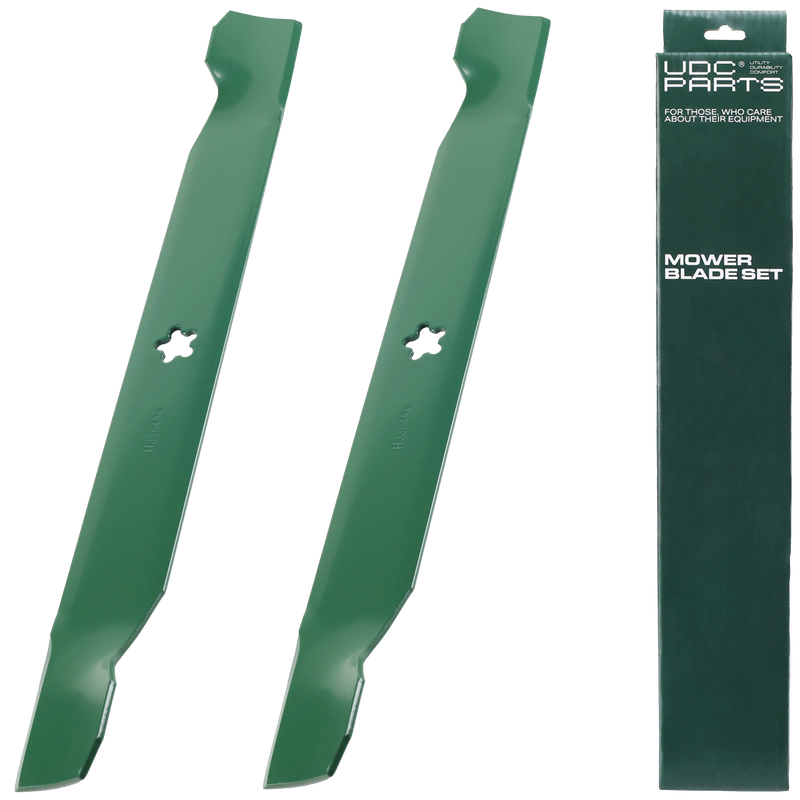 Mower Blades -  UDC Parts 138971 High Lift Mulching Blades 42 Inch / 2 Pack / Fits Husqvarna, Craftsman, Poulan Replaces OEM no. 532138971 532127843 138498 532138498 127843 138971X431 134149 532134149