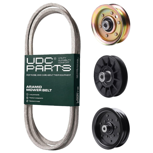 Products -  UDC Parts Mower Kit / Belt 144959 + Pulley 532194326 + Pulley 532196106 + Pulley 173437 / Fits Husqvarna YTH2042 XP