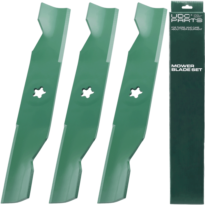 UDC Parts 532180054 Lawn Mower Blades for Husqvarna 48 Inch YTH24V48 YTH2348 YTH24K48 YTA24V48 180054 173920 532173920 Craftsman Poulan / High Lift Mulching Blades