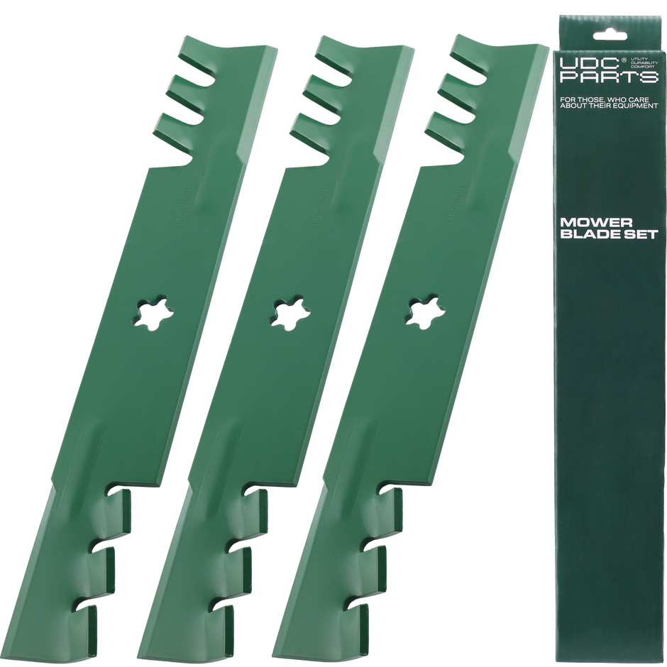 Lawn Mower Blade Size Chart & Cross Reference UDC Parts