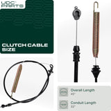 Products -  UDC Parts 175067 Deck Clutch Cable for 42 inch Craftsman LT1000 LT2000 DLT 3000 Husqvarna AYP Poulan Jonsered Ariens Ryobi 169676 532169676 532175067 532193235 21547197 Lawn Tractors