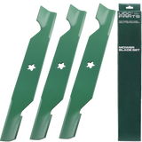  UDC Parts Notched Mower Blades 187256 54 Inch / Fits Husqvarna, Poulan Replaces OEM no. 532187256 539112053 187254 11180 / 3 Pack