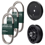 Products -  UDC Parts Mower Kit / Belt 138255 + Belt 140218 + Belt 197253 + Pulley 195945 + Pulley 532194327 / Fits Jonsered LT2217A