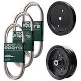Products -  UDC Parts Mower Kit / Belt 130969 + Belt 144959 + Belt 197253 + Pulley 195945 + Pulley 532196106 / Fits Husqvarna LTH171