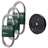 Products -  UDC Parts Mower Kit / Belt 130969 + Belt 138255 + Belt 140218 + Pulley 195945 / Fits Jonsered LT2217A