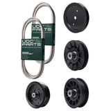 Products -  UDC Parts Mower Kit / Belt 138255 + Belt 197253 + Pulley 195945 + Pulley 532194326 + Pulley 532196106 + Pulley 532194327 / Fits Jonsered LT2216 LT2217A