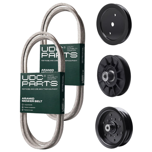 Products -  UDC Parts Mower Kit / Belt 144959 + Belt 197253 + Pulley 195945 + Pulley 532194326 + Pulley 532196106 / Fits Husqvarna LTH171