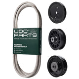 Products -  UDC Parts Mower Kit / Belt 130969 + Pulley 195945 + Pulley 532194327 + Pulley 532196104 / Fits Husqvarna TS343