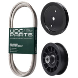  UDC Parts Mower Kit / Belt 140218 + Pulley 195945 + Pulley 532194327 / Fits Poulan C20H42YT