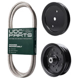  UDC Parts Mower Kit / Belt 405143 + Pulley 195945 + Pulley 532196106 / Fits Partner P185107H P185117H