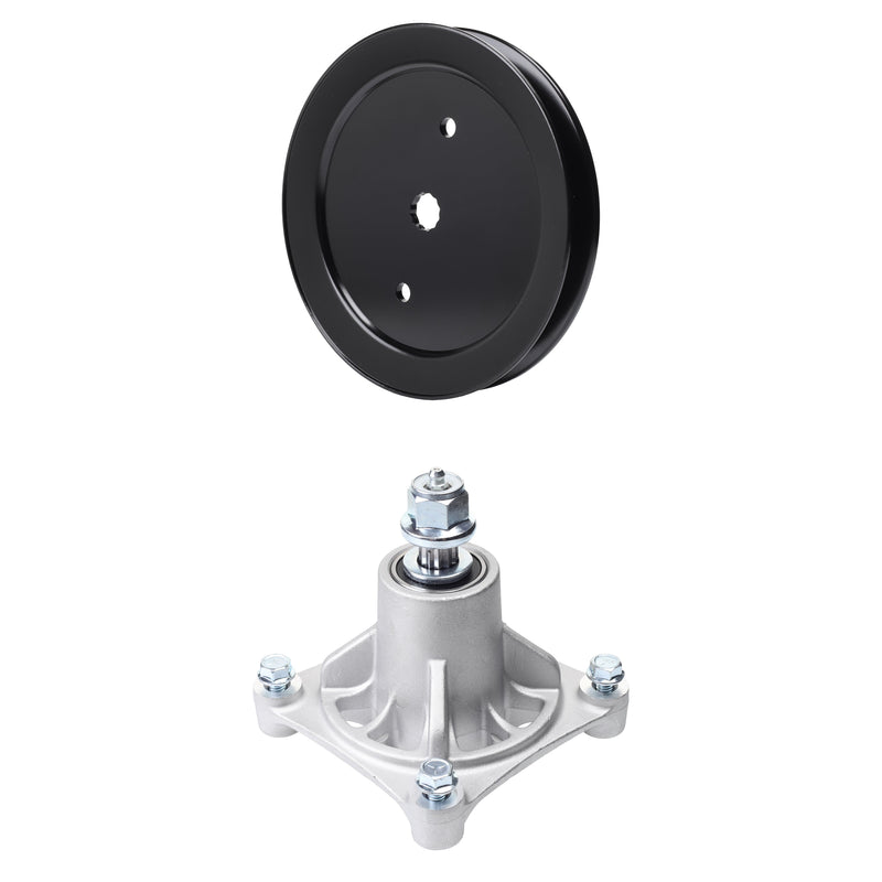  UDC Parts Mower Kit / Pulley 195945 + Spindle 532174356 / Fits Husqvarna RZ4219 Z4218 Z4219