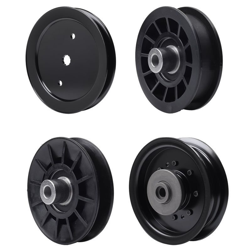 test -  UDC Parts Mower Kit / Pulley 195945 + Pulley 532194326 + Pulley 532196106 + Pulley 532194327 / Fits Poulan C20H42YT PO175A42LT XT195H42LT