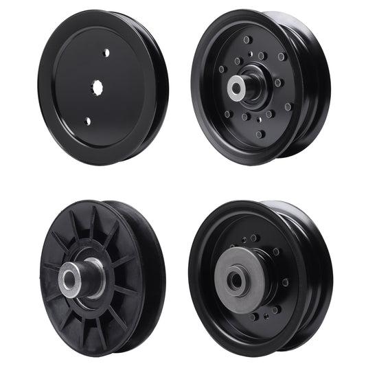 test -  UDC Parts Mower Kit / Pulley 195945 + Pulley 532194326 + Pulley 532196104 + Pulley 532196106 / Fits Husqvarna YTH23V42