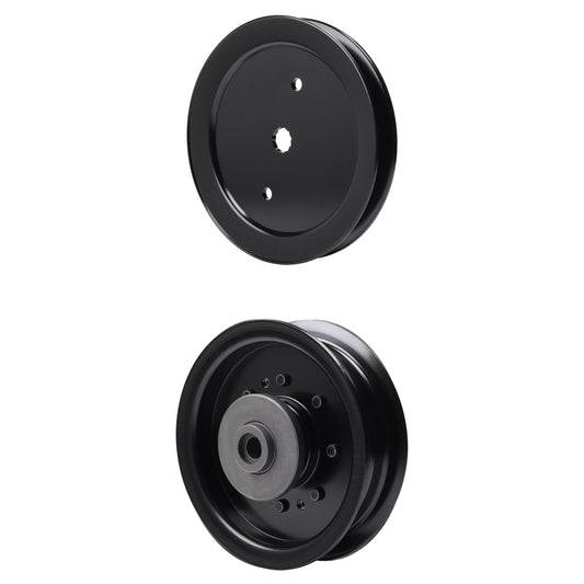 test -  UDC Parts Mower Kit / Pulley 195945 + Pulley 532196104 / Fits Husqvarna Royal 49 TS242TXD TS343 YTH23V42