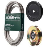  UDC Parts Mower Kit / Belt 539109243 + Pulley 127783 + Pulley 129861 / Fits Husqvarna LTH1542