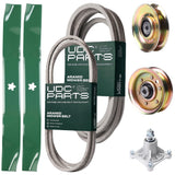 Products -  UDC Parts Mower Kit / Belt 140294 + Belt 539109243 + Pulley 127783 + Pulley 173437 + Spindle 532174356 + 2 Pack Blades 134149 / Fits Husqvarna LTH1542