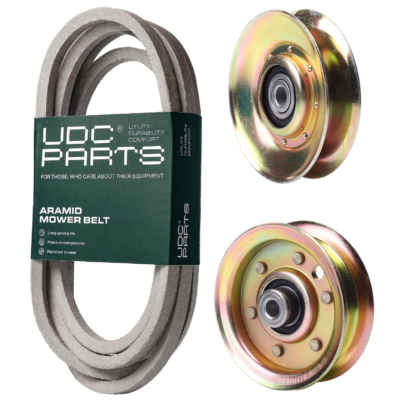 Products -  UDC Parts Mower Kit / Belt 539109243 + Pulley 127783 + Pulley 173437 / Fits Husqvarna LTH1542