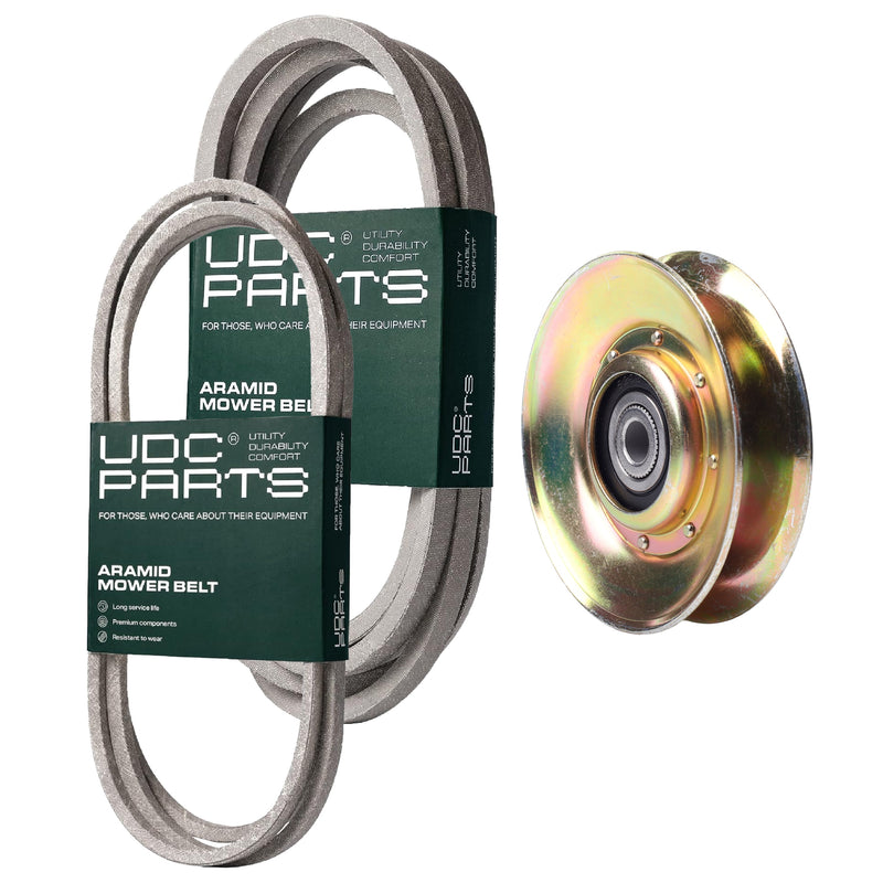 Products -  UDC Parts Mower Kit / Belt 138255 + Belt 539117245 + Pulley 127783 / Fits Husqvarna LT1597