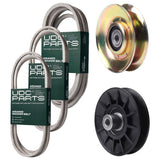Products -  UDC Parts Mower Kit / Belt 138255 + Belt 194346 + Belt 539117245 + Pulley 127783 + Pulley 532194326 / Fits Husqvarna LT1597