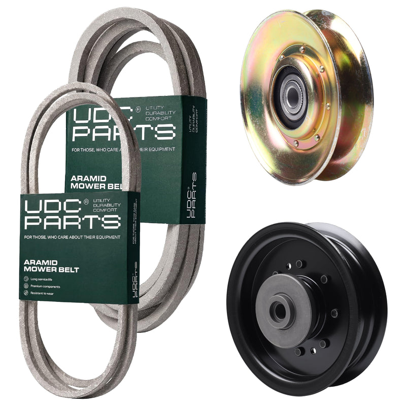 Products -  UDC Parts Mower Kit / Belt 194346 + Belt 539117245 + Pulley 127783 + Pulley 532196104 / Fits Husqvarna LT1597