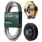  UDC Parts Mower Kit / Belt 539117245 + Pulley 127783 + Pulley 532194326 / Fits Husqvarna LT1597