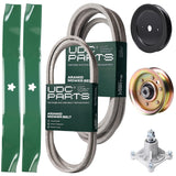 Products -  UDC Parts Mower Kit / Belt 140294 + Belt 539109243 + Pulley 129861 + Pulley 173437 + Spindle 532174356 + 2 Pack Blades 134149 / Fits Husqvarna LTH1542
