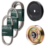  UDC Parts Mower Kit / Belt 140294 + Belt 174883 + Belt 539109243 + Pulley 129861 + Pulley 173437 / Fits Husqvarna LTH1542
