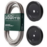  UDC Parts Mower Kit / Belt 539117245 + Pulley 195945 + Pulley 532129861 / Fits Husqvarna RZ4221BF