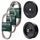 Products -  UDC Parts Mower Kit / Belt 130969 + Belt 140218 + Belt 196103 + Pulley 129861 + Pulley 532196106 / Fits Husqvarna GTH2654T GTH26K54T LGT2554 YTH2454T