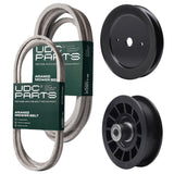 Products -  UDC Parts Mower Kit / Belt 140218 + Belt 196103 + Pulley 129861 + Pulley 532194327 / Fits Statesman SOGT26H54