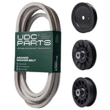 MOWER PARTS -  UDC Parts Mower Kit / Belt 196103 + Pulley 532129861 + Pulley 532194326 + Pulley 532194327 / Fits Husqvarna GTH3052TF
