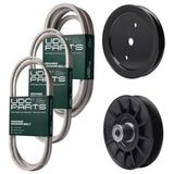 Products -  UDC Parts Mower Kit / Belt 130969 + Belt 197242 + Belt 197253 + Pulley 195945 + Pulley 532194326 / Fits Jonsered LT2223A2