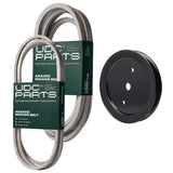 Products -  UDC Parts Mower Kit / Belt 130969 + Belt 197242 + Pulley 195945 / Fits Jonsered LT2223A2 LT2320A2