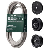 Products -  UDC Parts Mower Kit / Belt 197242 + Pulley 195945 + Pulley 532196106 + Pulley 532194327 / Fits Jonsered LT2320A2