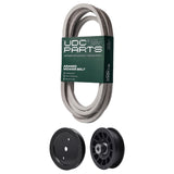 Products -  UDC Parts Mower Kit / Belt 197242 + Pulley 195945 + Pulley 532194327 / Fits Jonsered LT2320A2
