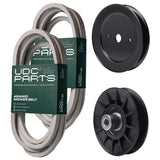 Products -  UDC Parts Mower Kit / Belt 196103 + Belt 197242 + Pulley 129861 + Pulley 532194326 / Fits Husqvarna GTH260 GTH260 XP GTH264T YTH24V48